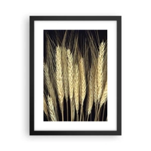 Póster en marco negro - Magia rústica - 30x40 cm