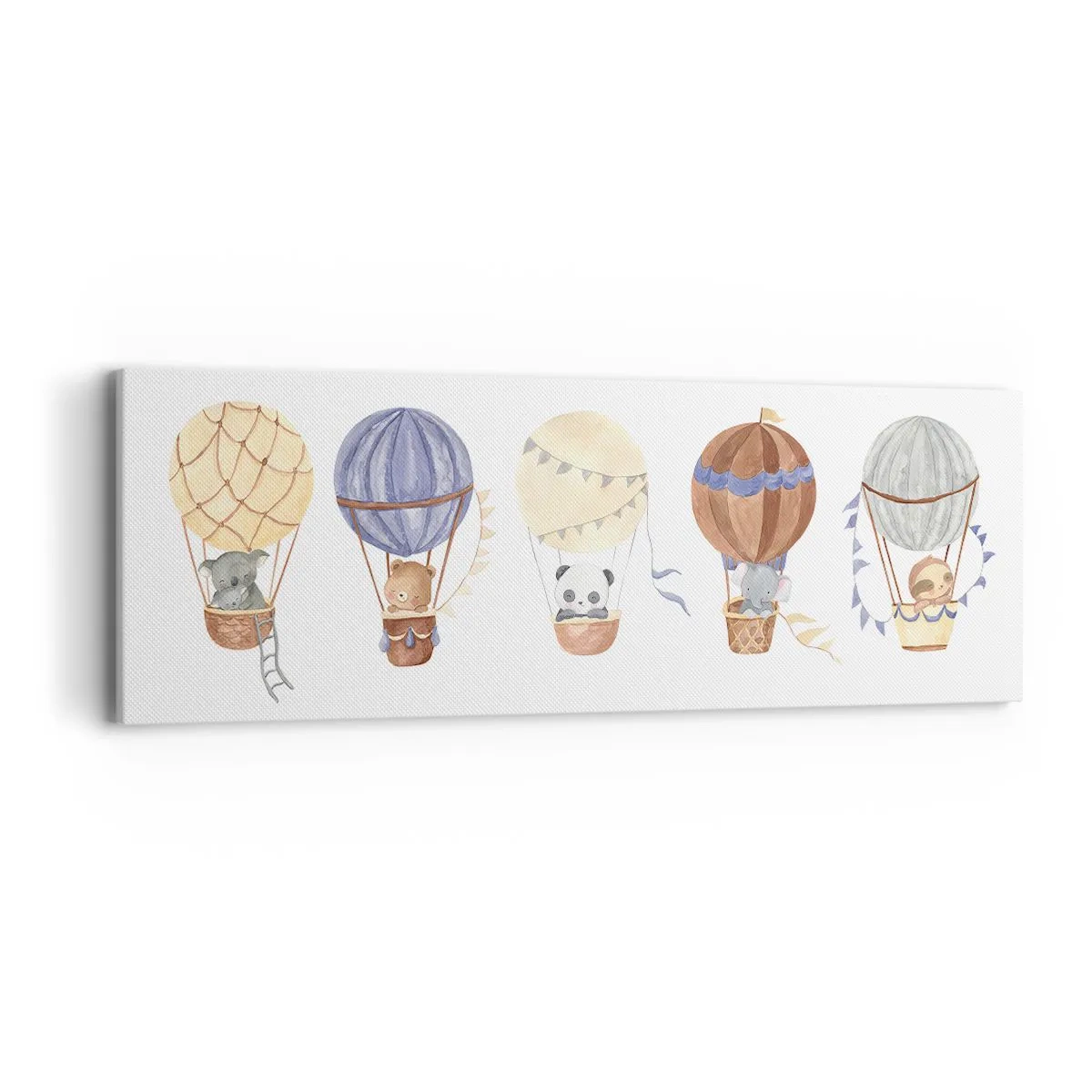 Cuadro sobre lienzo - Impresión de Imagen - Amigos de viaje - 90x30 cm