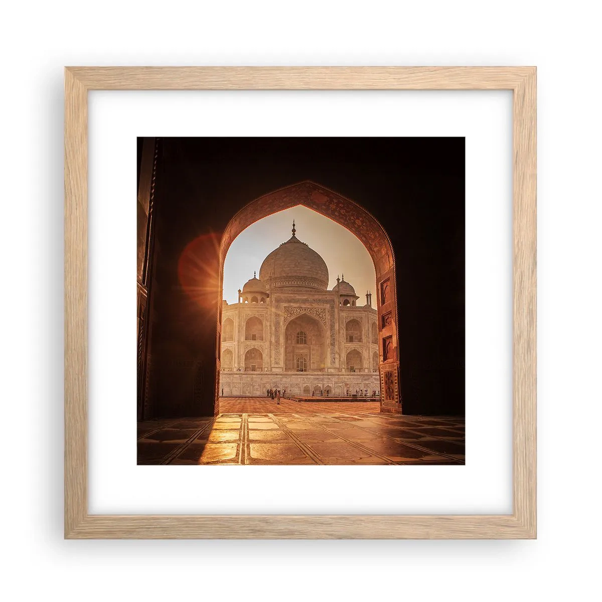 Póster en marco roble claro - Un monumento al amor sobrenatural - 30x30 cm
