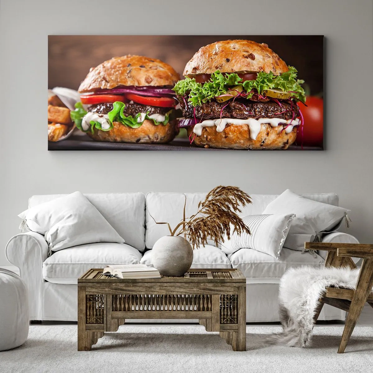 Cuadro sobre lienzo - Impresión de Imagen - El sueño americano - 100x40 cm