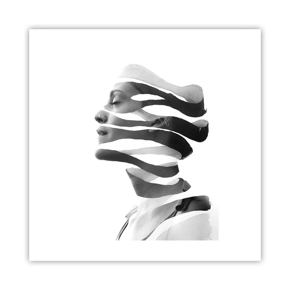 Póster - Retrato surrealista - 40x40 cm