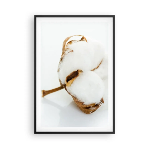 Póster en marco negro - Suave por naturaleza - 61x91 cm