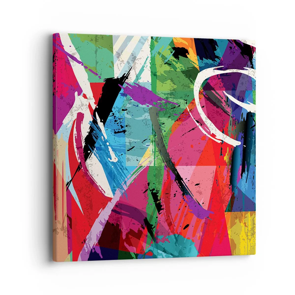 Cuadro sobre lienzo - Impresión de Imagen - Rápido, animado y con efecto - 40x40 cm