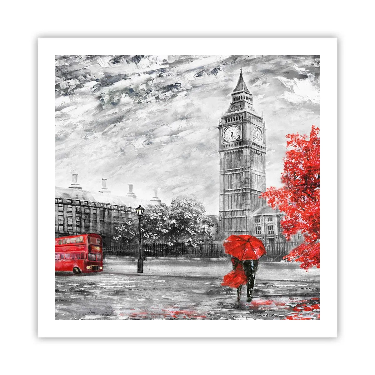 Póster - Un día emocionante - 60x60 cm