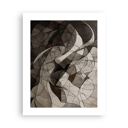 Póster - Circulación en colores tierra - 40x50 cm