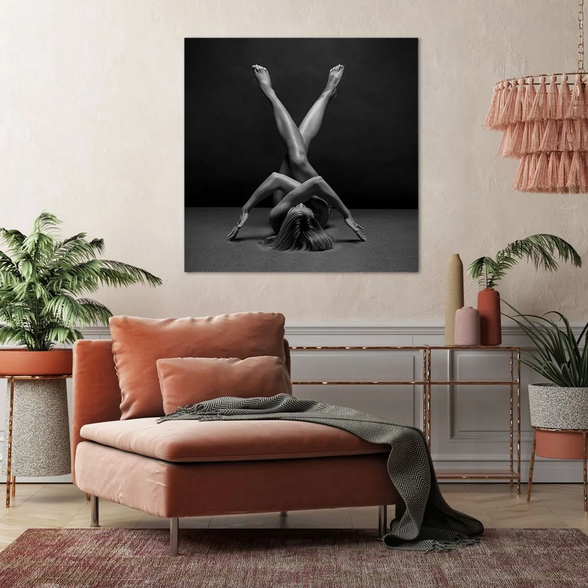 Cuadro sobre lienzo - Impresión de Imagen - Geometría al desnudo - 60x60 cm