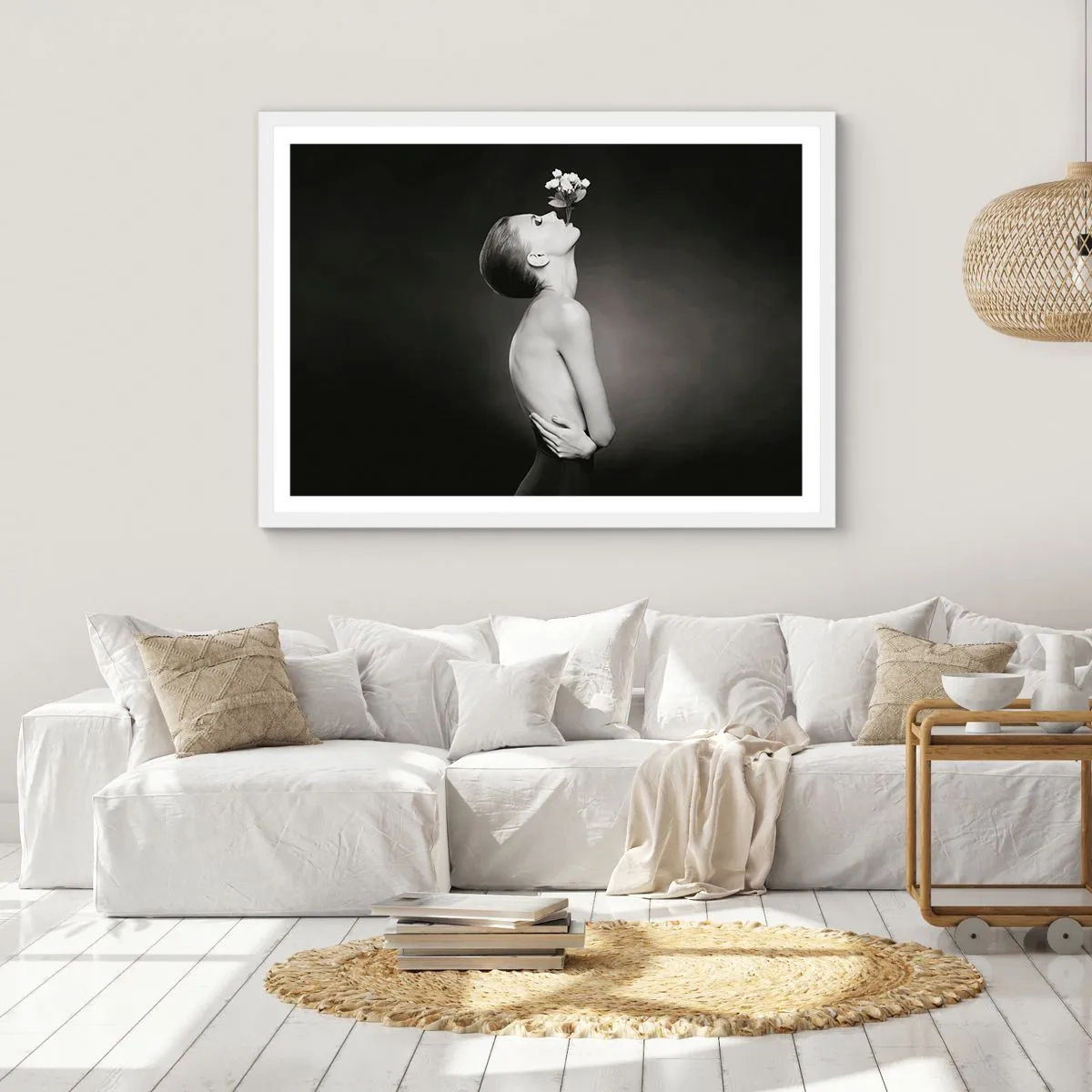 Póster en marco blanco - Elegancia excéntrica - 70x50 cm