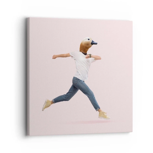 Cuadro sobre lienzo - Impresión de Imagen - Una pizca de absurdez - 30x30 cm