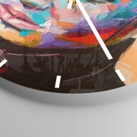 Esfera sin numeración, con rayas