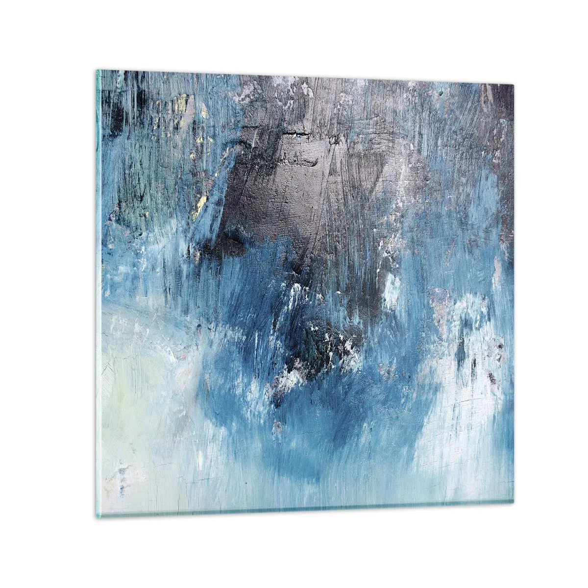 Cuadro sobre vidrio - Impresiones sobre Vidrio - Rapsodia celeste - 30x30 cm