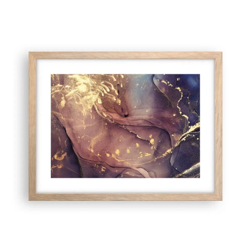 Póster en marco roble claro - Materia y espíritu - 40x30 cm