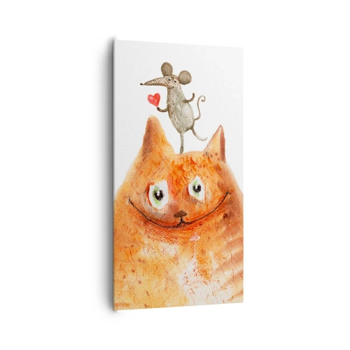 Cuadro sobre lienzo - Impresión de Imagen - Paradojas del amor - 65x120 cm