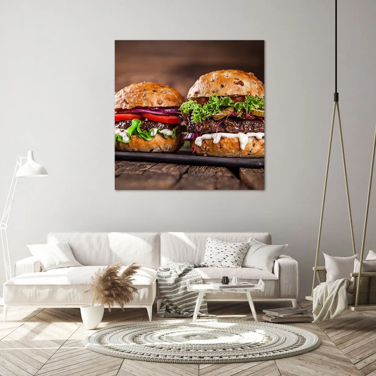 Cuadro sobre lienzo - Impresión de Imagen - El sueño americano - 70x70 cm