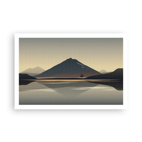 Póster - Reflejo de espejo - 91x61 cm