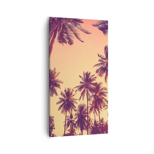 Cuadro sobre lienzo - Impresión de Imagen - Variante tropical - 55x100 cm