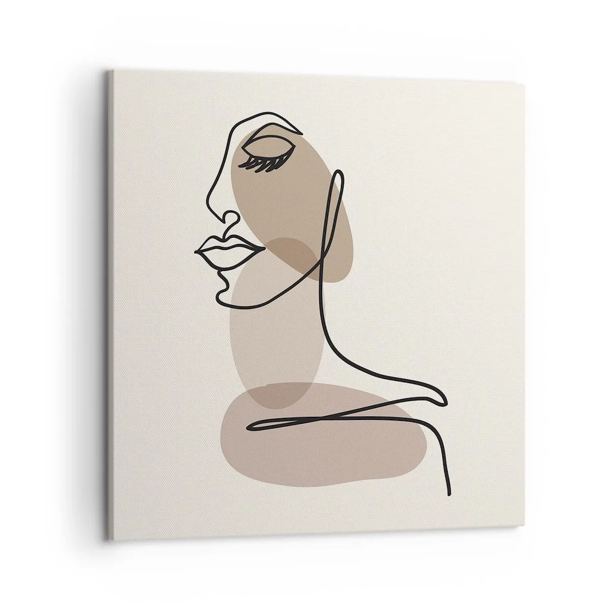 Cuadro sobre lienzo - Impresión de Imagen - Una línea de hermosura - 50x50 cm