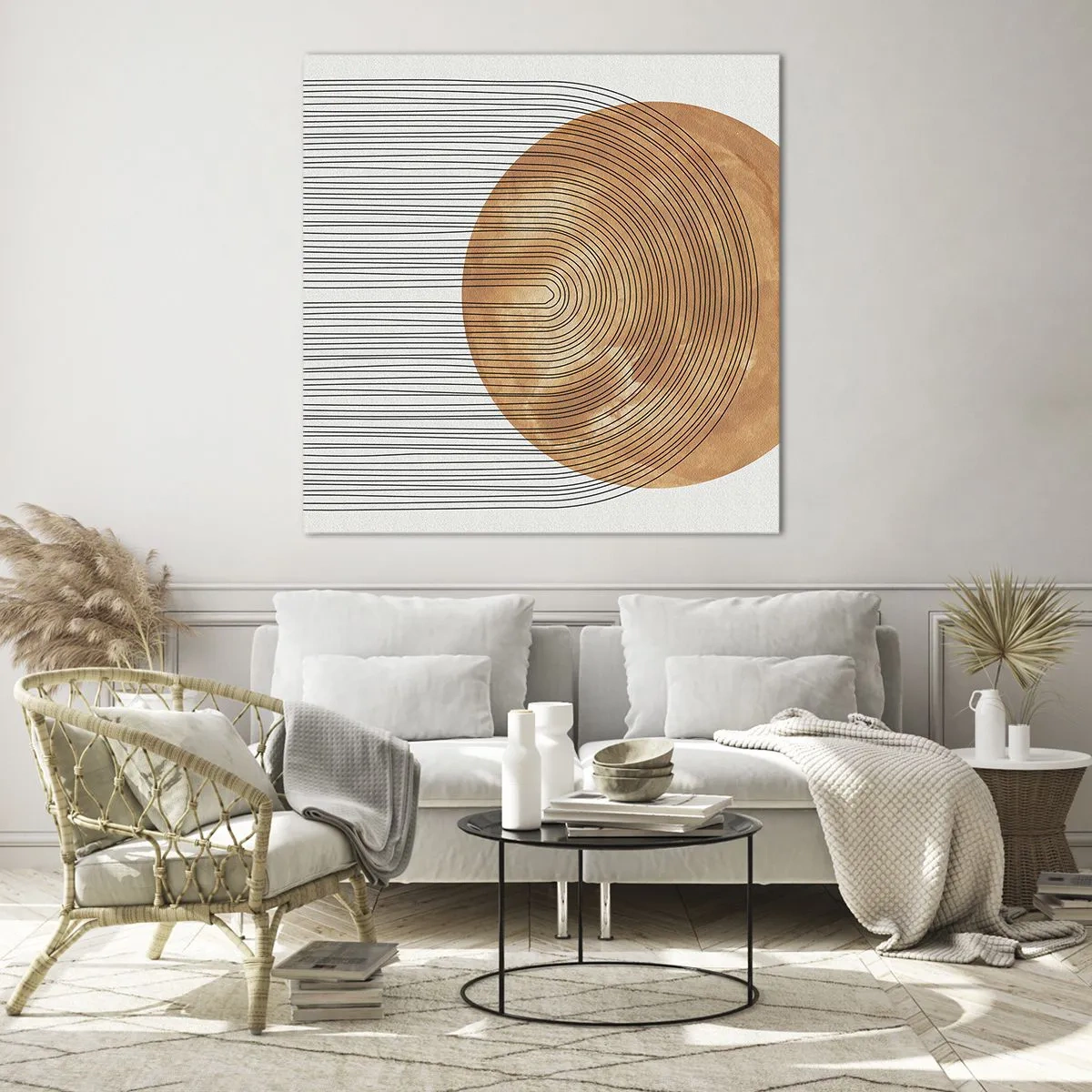 Cuadro sobre vidrio - Impresiones sobre Vidrio - Una composición soleada - 30x30 cm