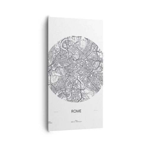 Cuadro sobre lienzo - Impresión de Imagen - Anatomía de Roma - 65x120 cm