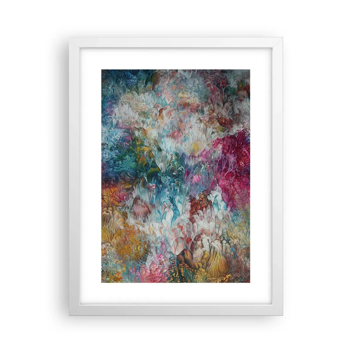 Póster en marco blanco - En plena floración - 30x40 cm