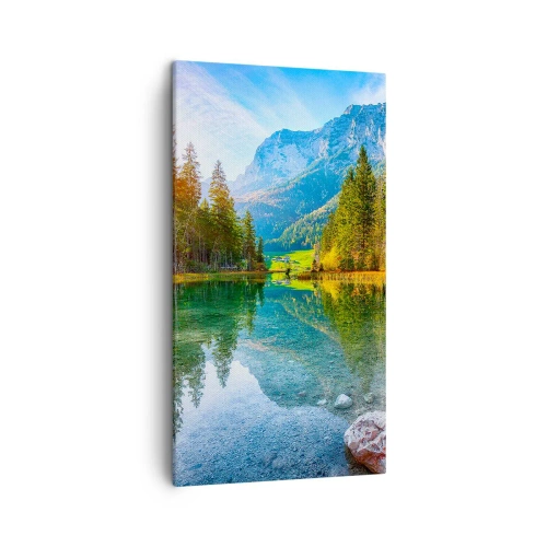 Cuadro sobre lienzo - Impresión de Imagen - La dulzura del otoño - 45x80 cm