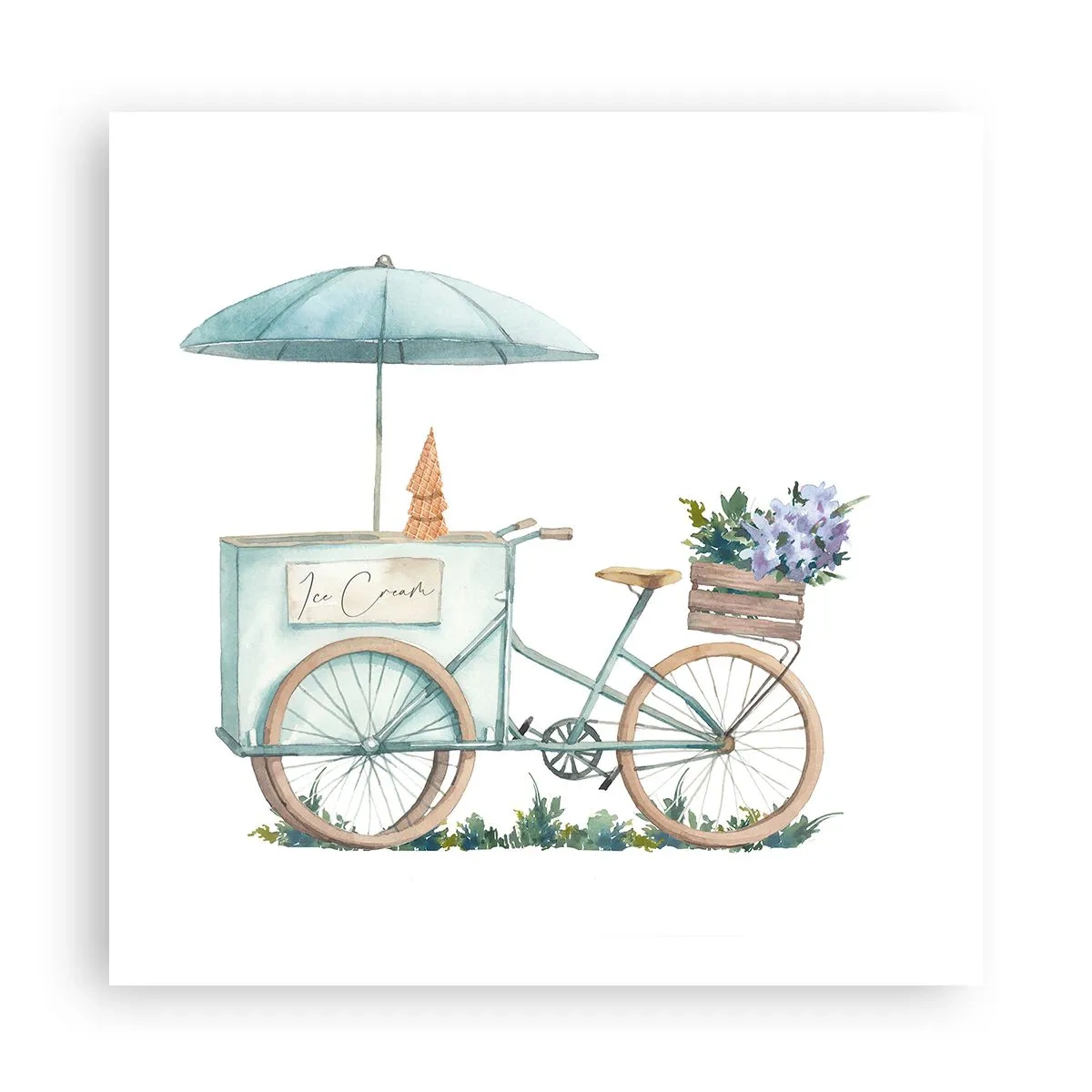 Póster - Dulce recuerdo del verano - 60x60 cm