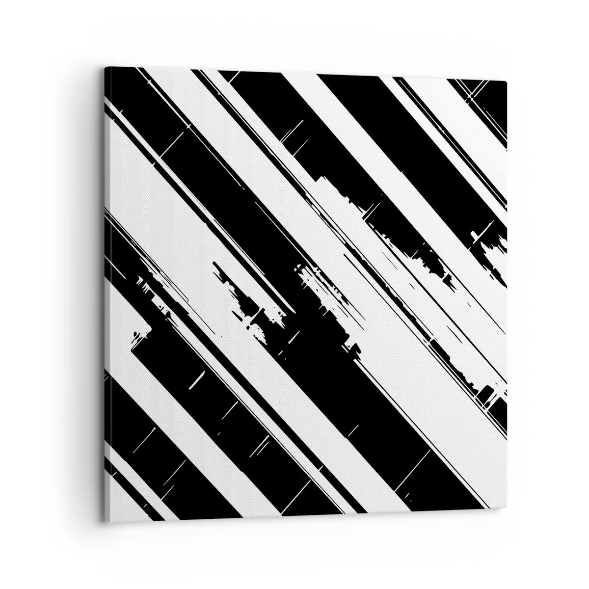 Cuadro sobre lienzo - Impresión de Imagen - Composición intensa y dinámica - 60x60 cm