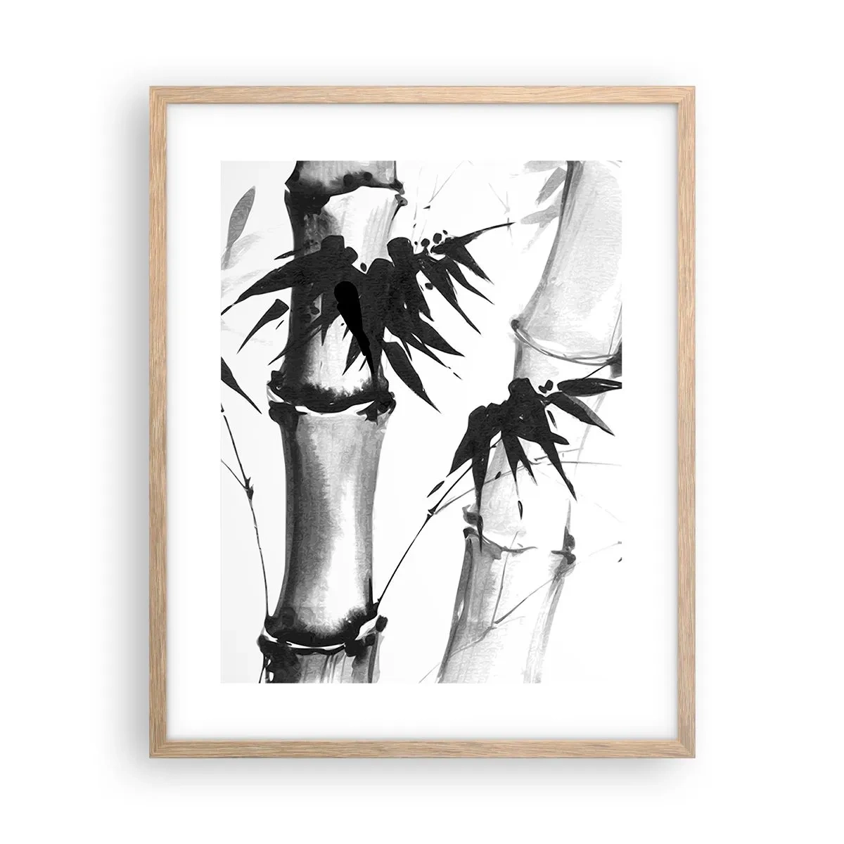 Póster en marco roble claro - Primer plano de Oriente - 40x50 cm