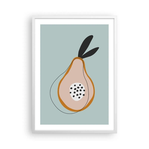 Póster en marco blanco - El interior de la naturaleza - 50x70 cm