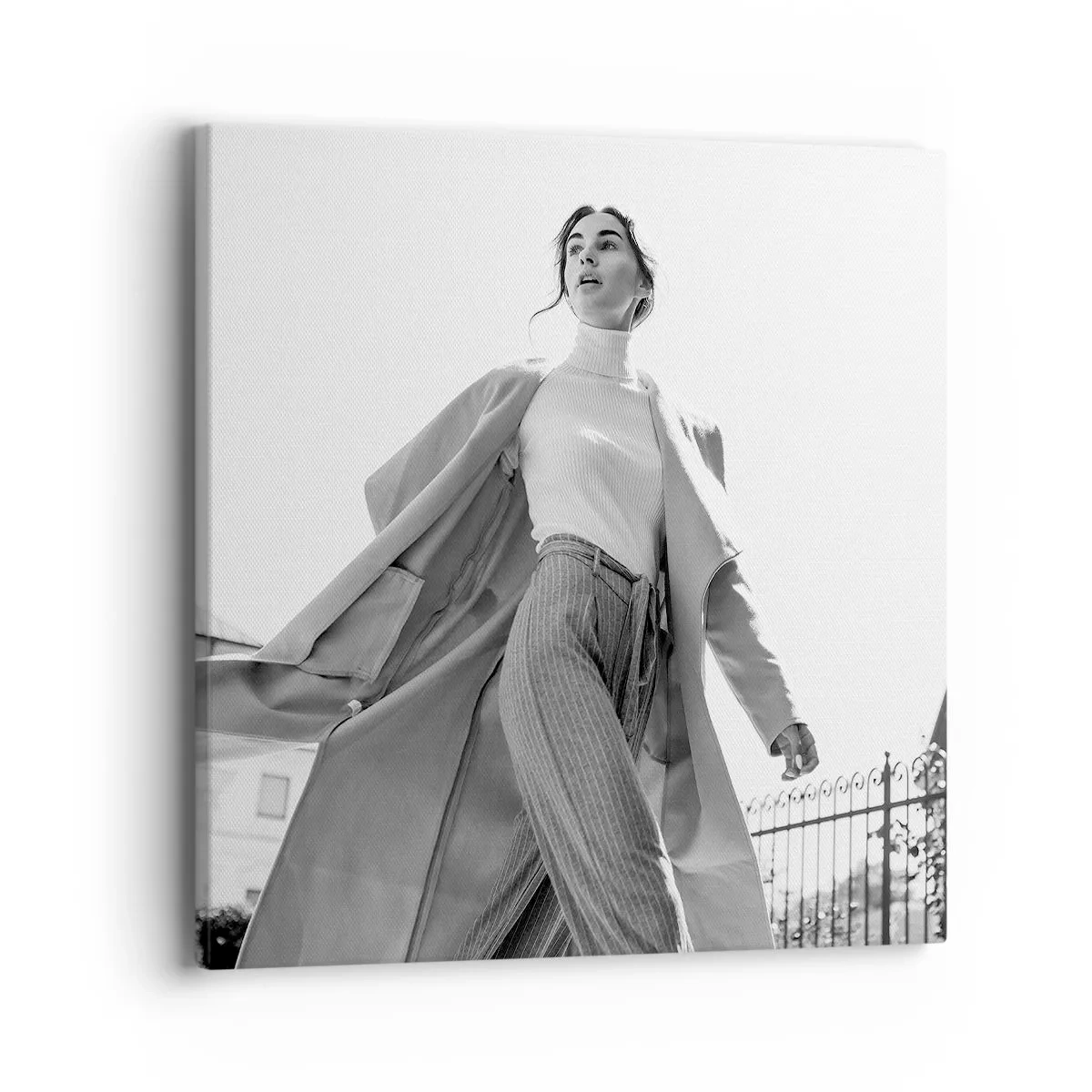 Cuadro sobre lienzo - Impresión de Imagen - ¿Vienes conmigo? - 40x40 cm