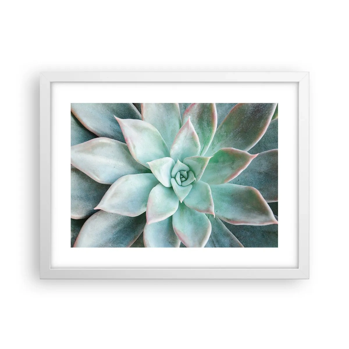 Póster en marco blanco - El corazón del desierto - 40x30 cm