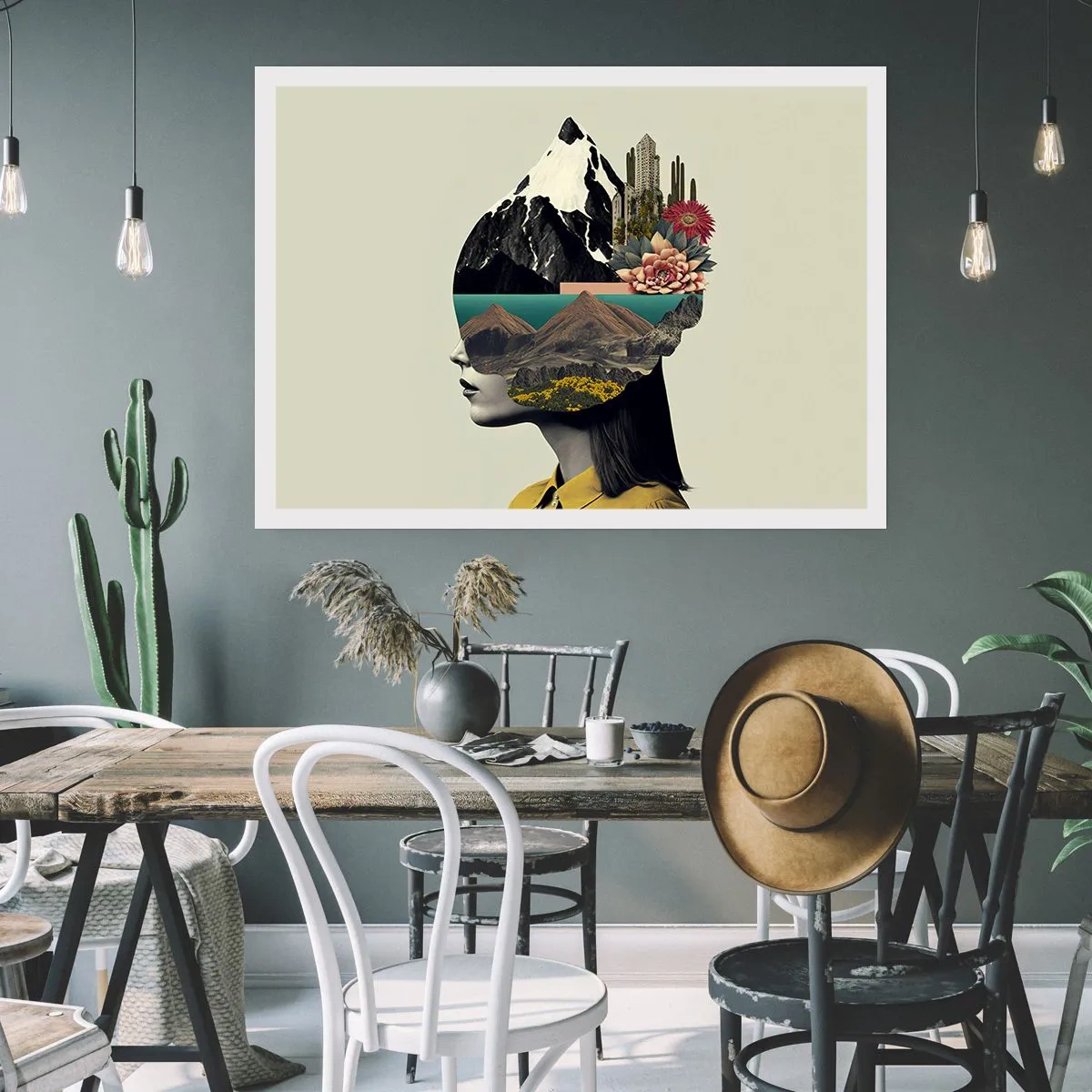 Póster - La mujer, siempre un misterio - 70x50 cm