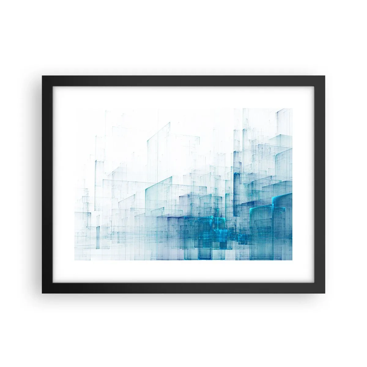 Póster en marco negro - Cómo se hizo el espacio - 40x30 cm