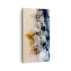 Cuadro sobre lienzo - Impresión de Imagen - Hundido en una nube de niebla - 55x100 cm