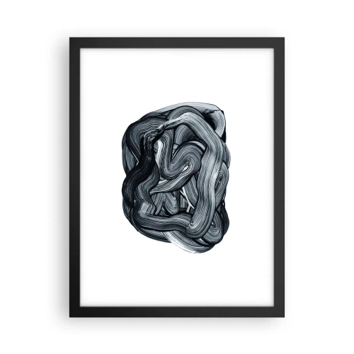 Póster en marco negro - No es tan sencillo - 30x40 cm