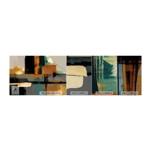 Muestra de fotomural Premium Sand - Abstracción: luces y sombras - Abstracción, Moderno, Pedazo - 100x30 cm