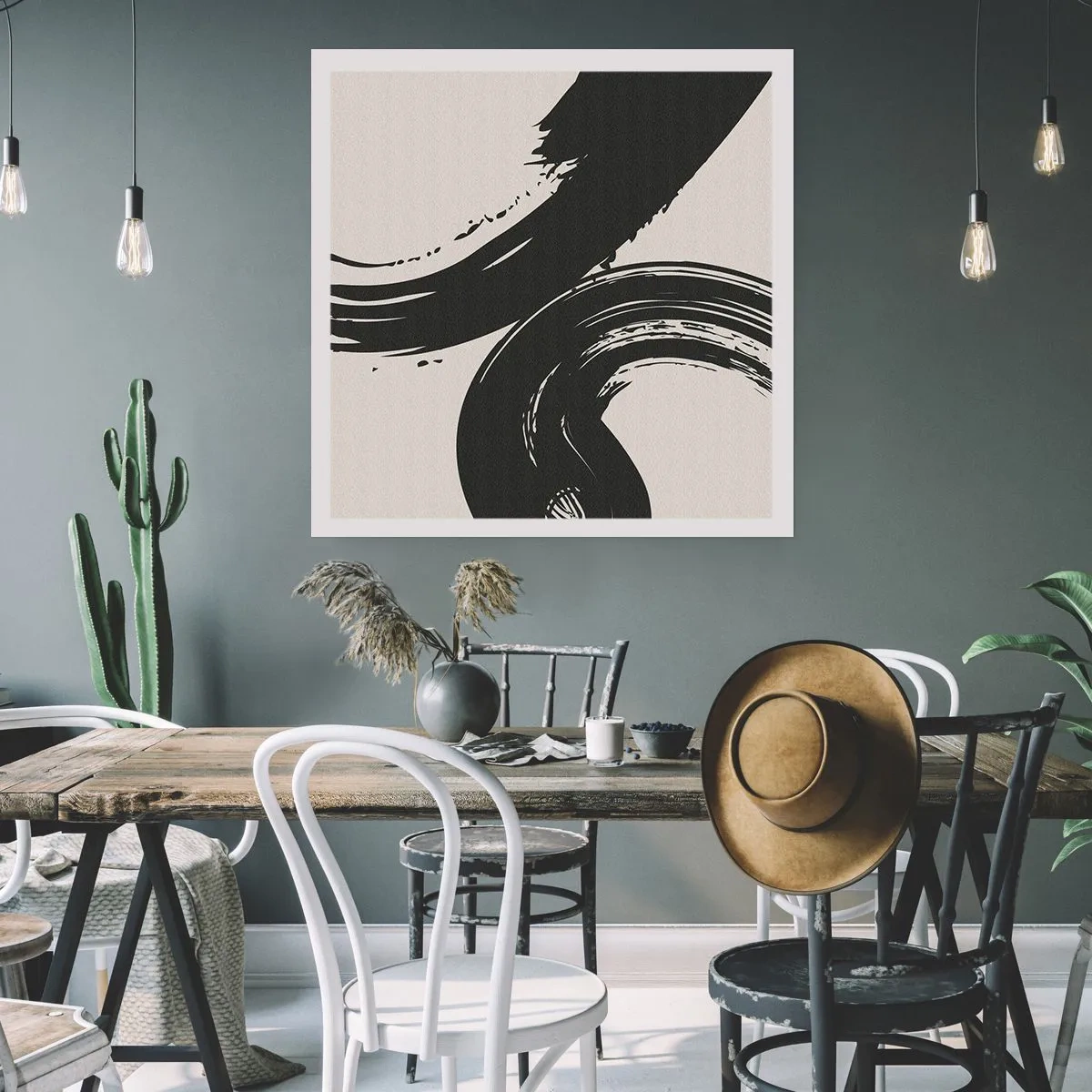 Póster - Barrido y circular - 60x60 cm