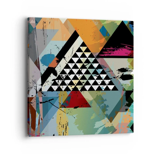 Cuadro sobre lienzo - Impresión de Imagen - Qué sencillo es - 40x40 cm