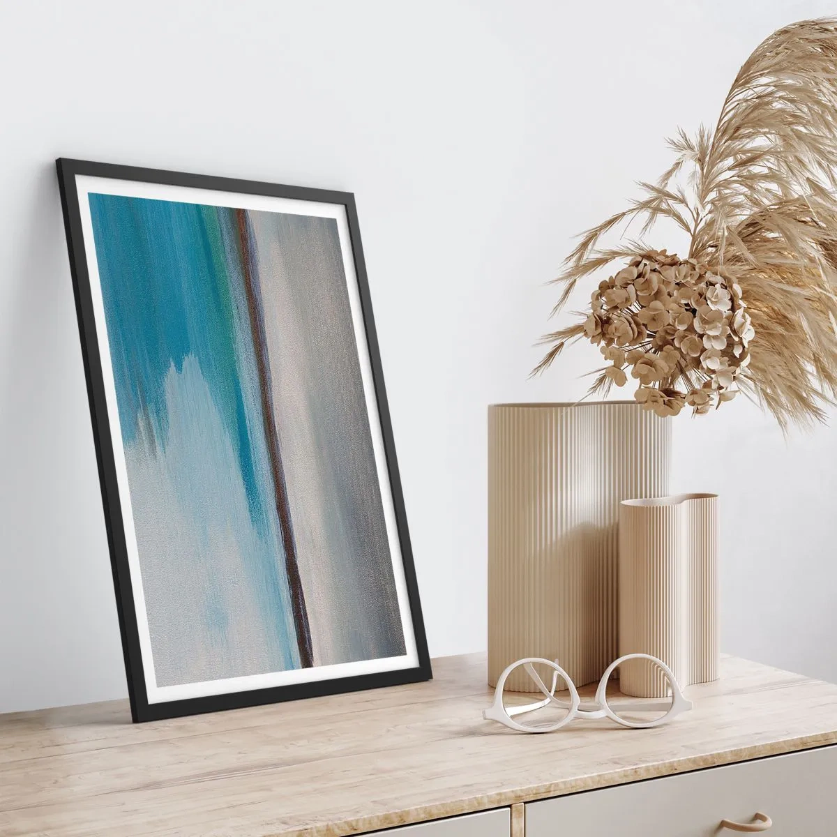 Póster en marco negro - Paisaje horizontal - 61x91 cm