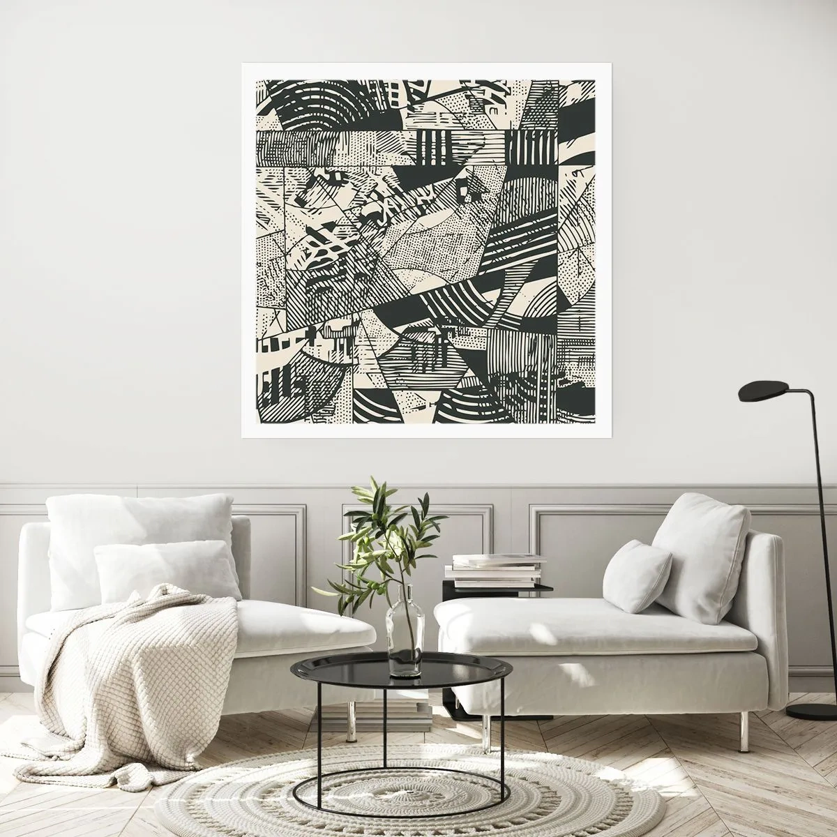 Póster - La dinámica del presente - 30x30 cm