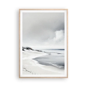 Póster en marco roble claro - Juntos desde el principio de los tiempos - 70x100 cm