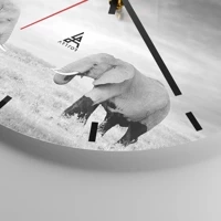 Esfera sin numeración, con rayas