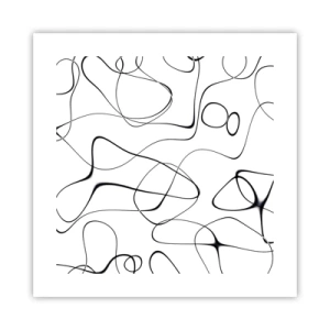 Póster - Los caminos de la vida, las vicisitudes del destino - 40x40 cm