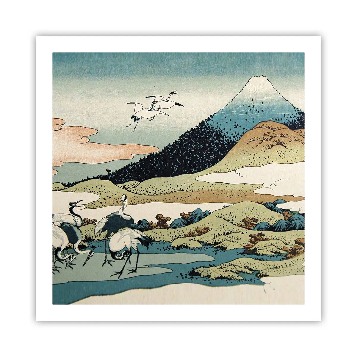 Póster - Alma japonesa - 60x60 cm