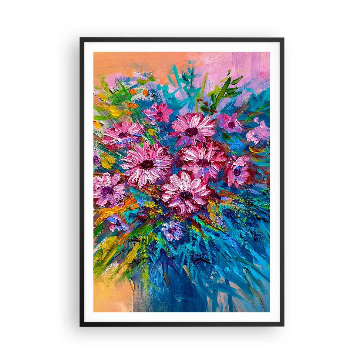 Póster en marco negro - La energía de la vida - 70x100 cm