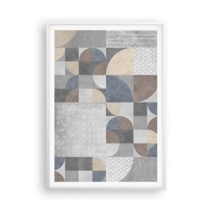 Póster en marco blanco - Fantasía cerámica - 70x100 cm