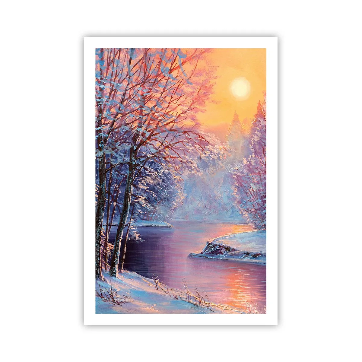Póster - Colores del invierno - 61x91 cm
