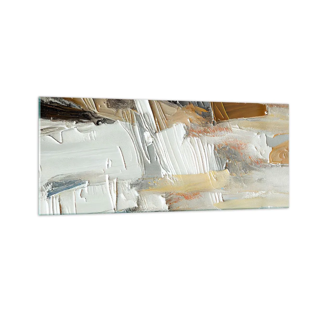 Cuadro sobre vidrio - Impresiones sobre Vidrio - Estratificación de colores - 100x40 cm