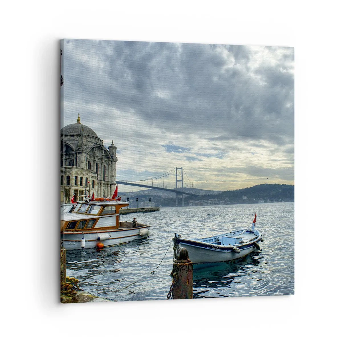 Cuadro sobre lienzo - Impresión de Imagen - En el límite del mundo - 50x50 cm