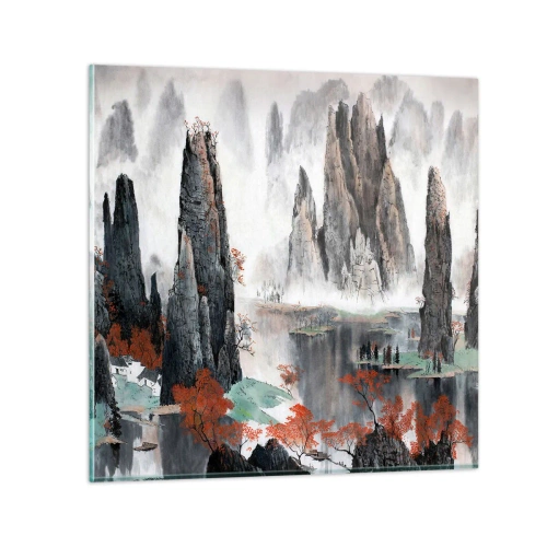 Cuadro sobre vidrio - Impresiones sobre Vidrio - Poderosos guardianes - 50x50 cm