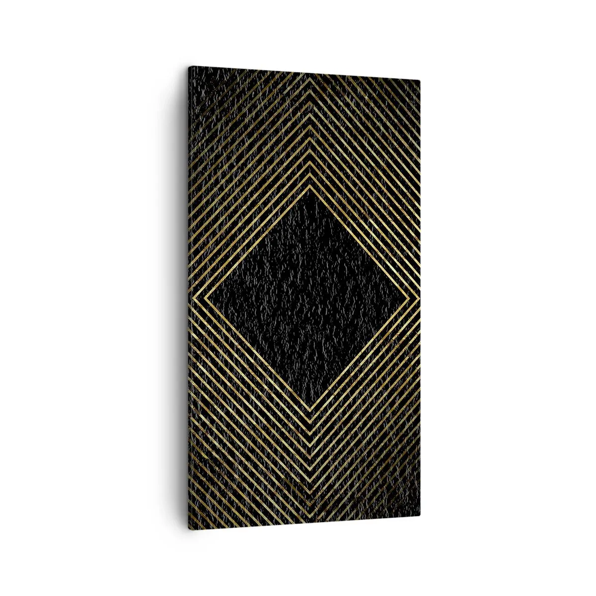 Cuadro sobre lienzo - Impresión de Imagen - Geometría al estilo glamour - 45x80 cm